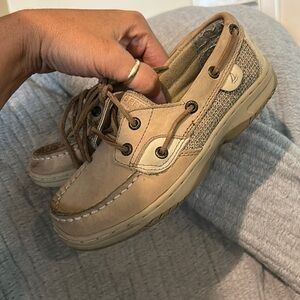Sperry size 13 tan